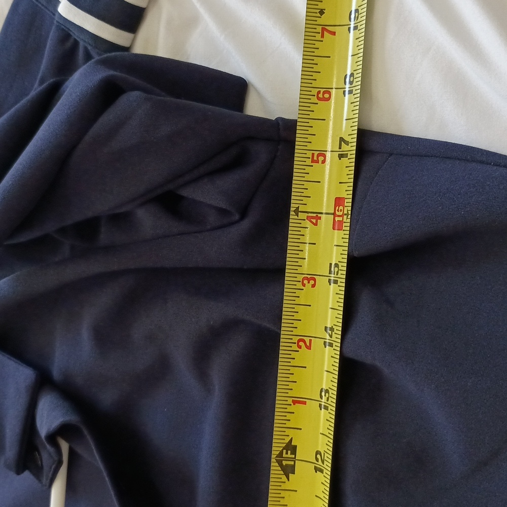 Women's Navy Blue Shirt Dress - Picture 4 of 6